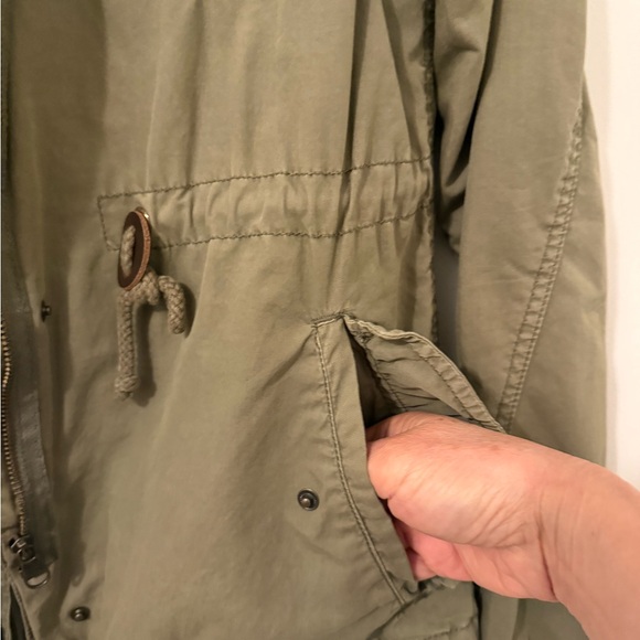 H&M Olive Utility Jacket, size 6 - Picture 5 of 5